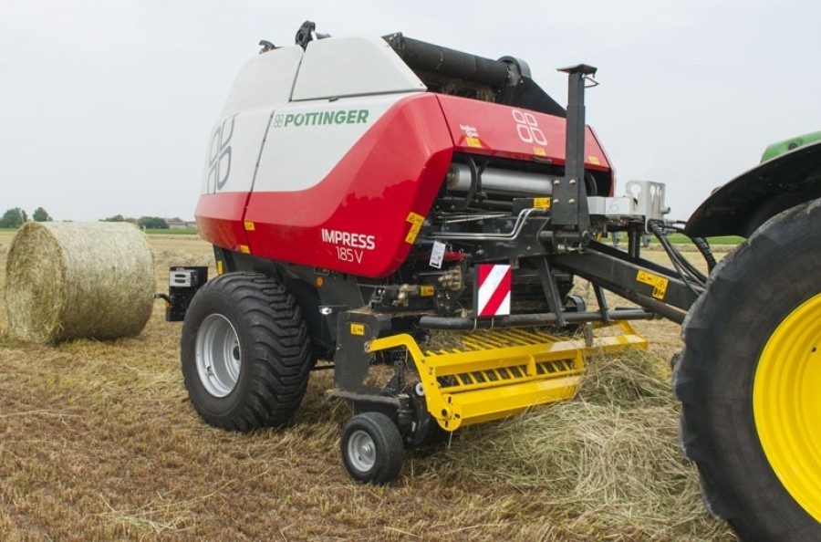 Pöttinger Impress 3160 V Pro: innovazione e precisione in fienagione
